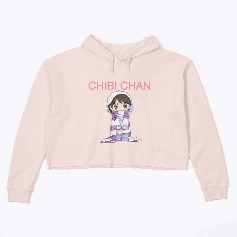 Chibi Chan crop hoodie